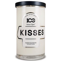 Show details for Kisses | 100HRS Highly Scented Candle 3.14x6, 18.5oz Picture of Kisses | 100HRS Highly Scented Candle 3.14x6, 18.5oz