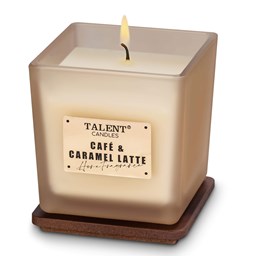 Show details for CAFÉ & CARAMEL LATTE | Deluxe Noble Candles for Home Scented Picture of CAFÉ & CARAMEL LATTE | Deluxe Noble Candles for Home Scented