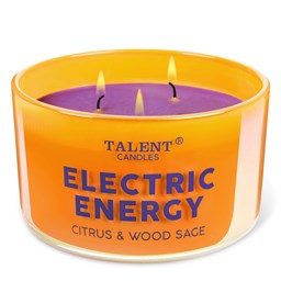 Show details for CITRUS & WOOD SAGE  | TALENT CANDLES Scented Candles for Home - Natural Soy Wax with 3 Wicks, ENJOY Jar Candle 32 Hours Burn Time Picture of CITRUS & WOOD SAGE  | TALENT CANDLES Scented Candles for Home - Natural Soy Wax with 3 Wicks, ENJOY Jar Candle 32 Hours Burn Time