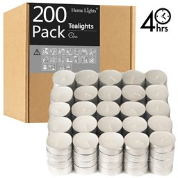 Picture of 4 Hours Tealight Candles | 200 PACK