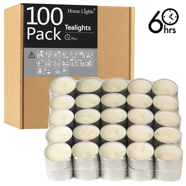 Picture of 6-7 Hours Tealight Candles |100 PACK
