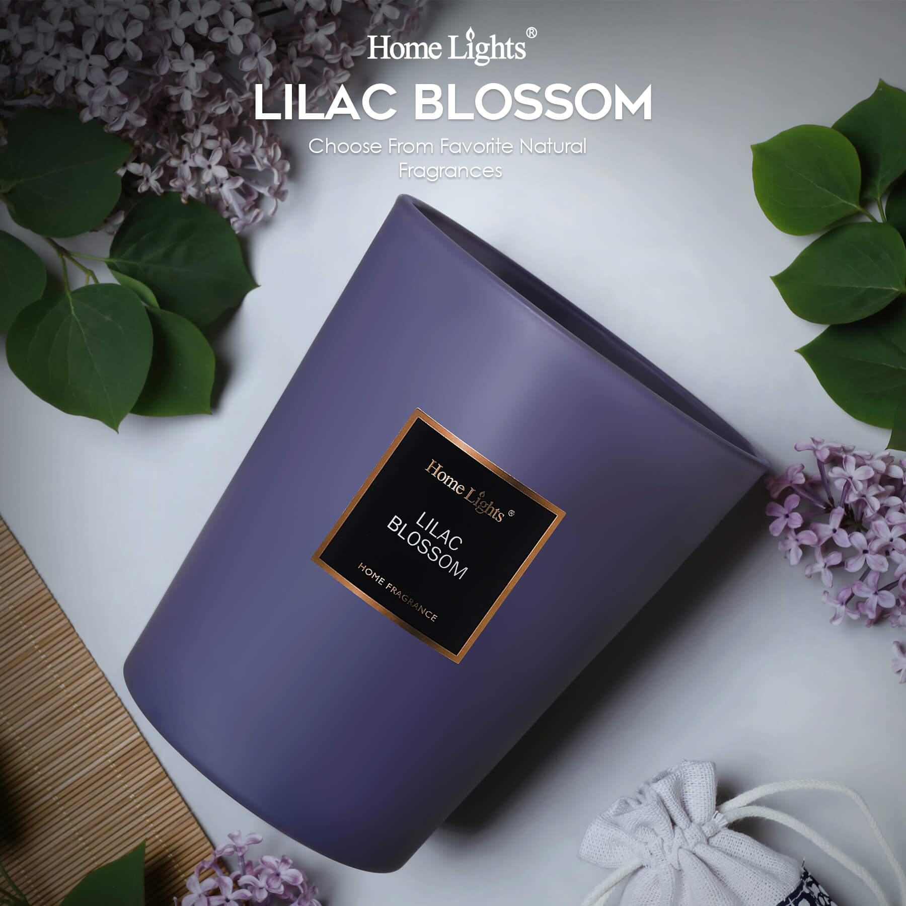 Lilac Blossoms 22 oz. Original Large Jar Candles - Large Jar Candles