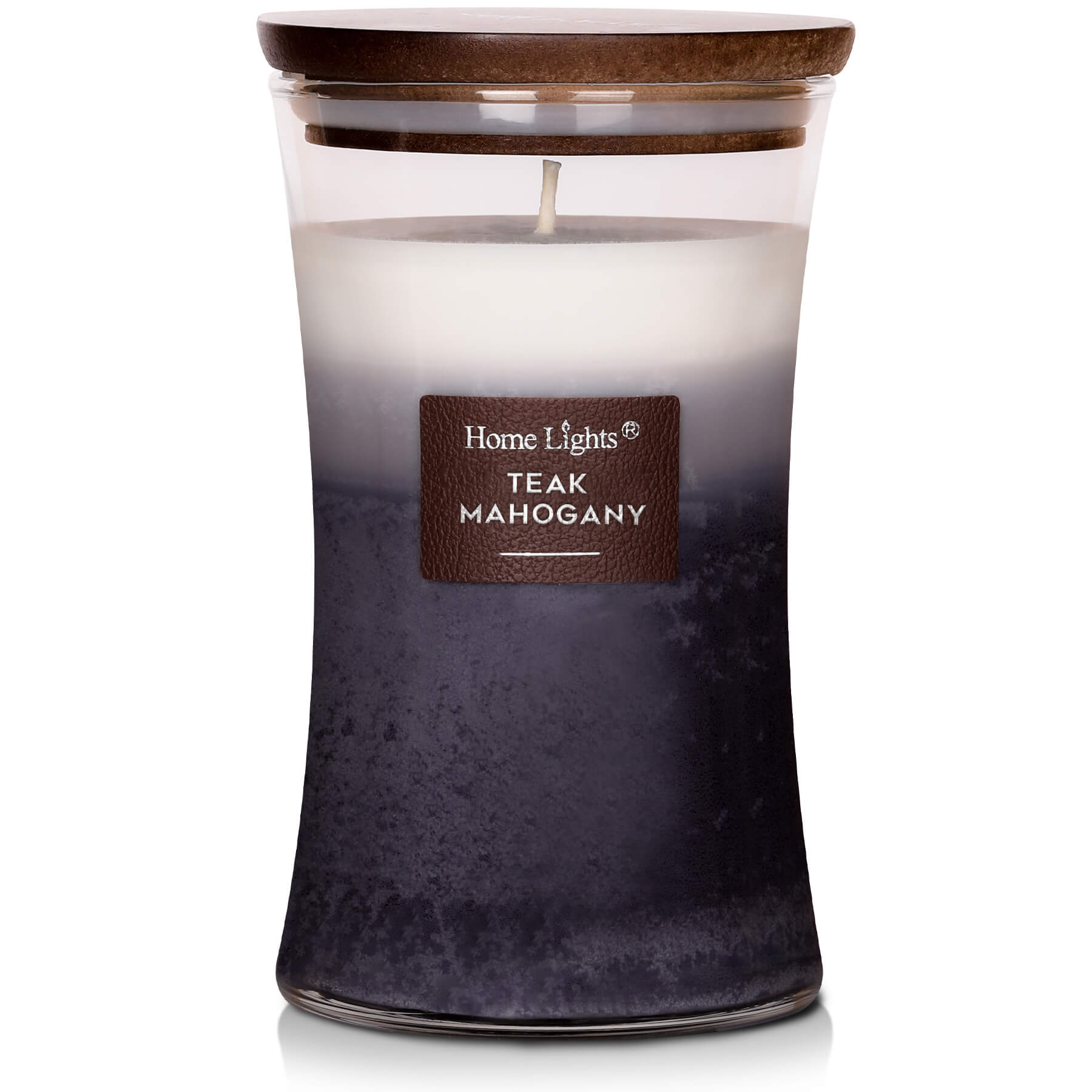 Mahogany Teakwood,HomeLights 3-Layer Highly Scented Candles