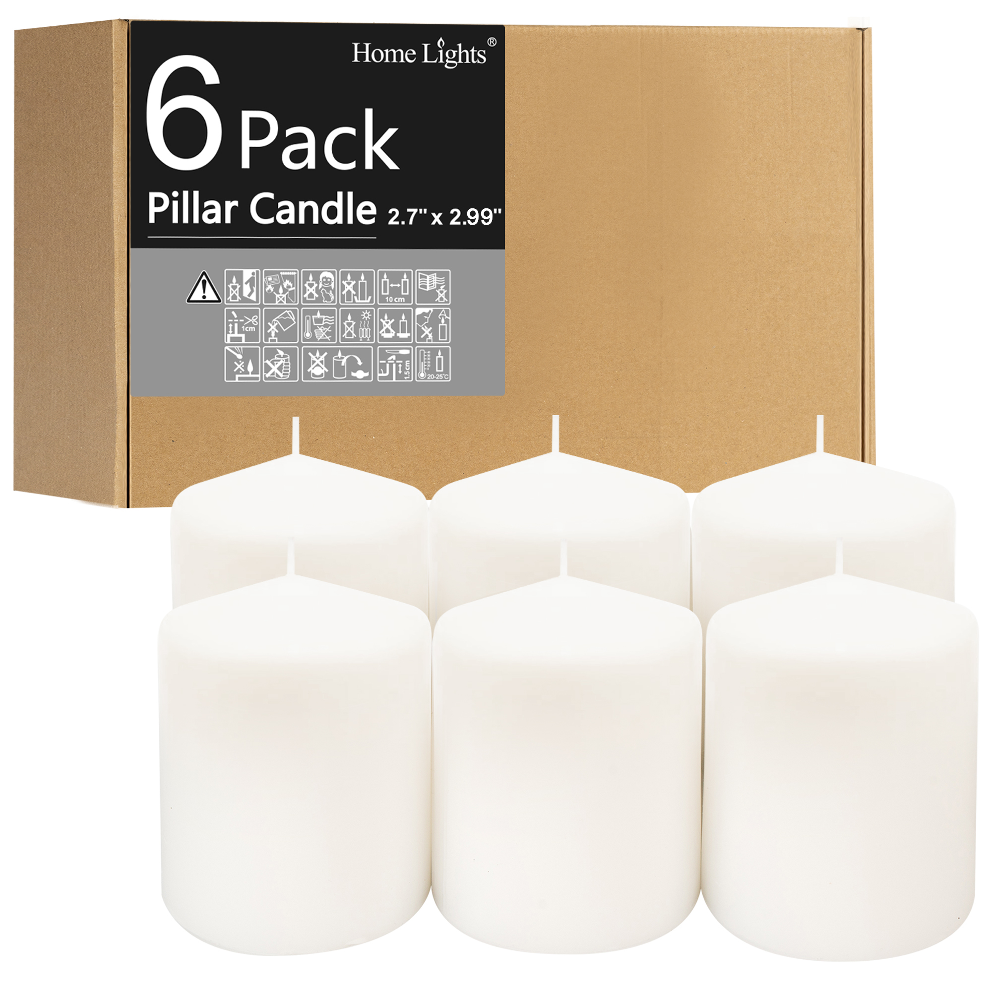 Picture of 25 Hours Burning Pillar Candles