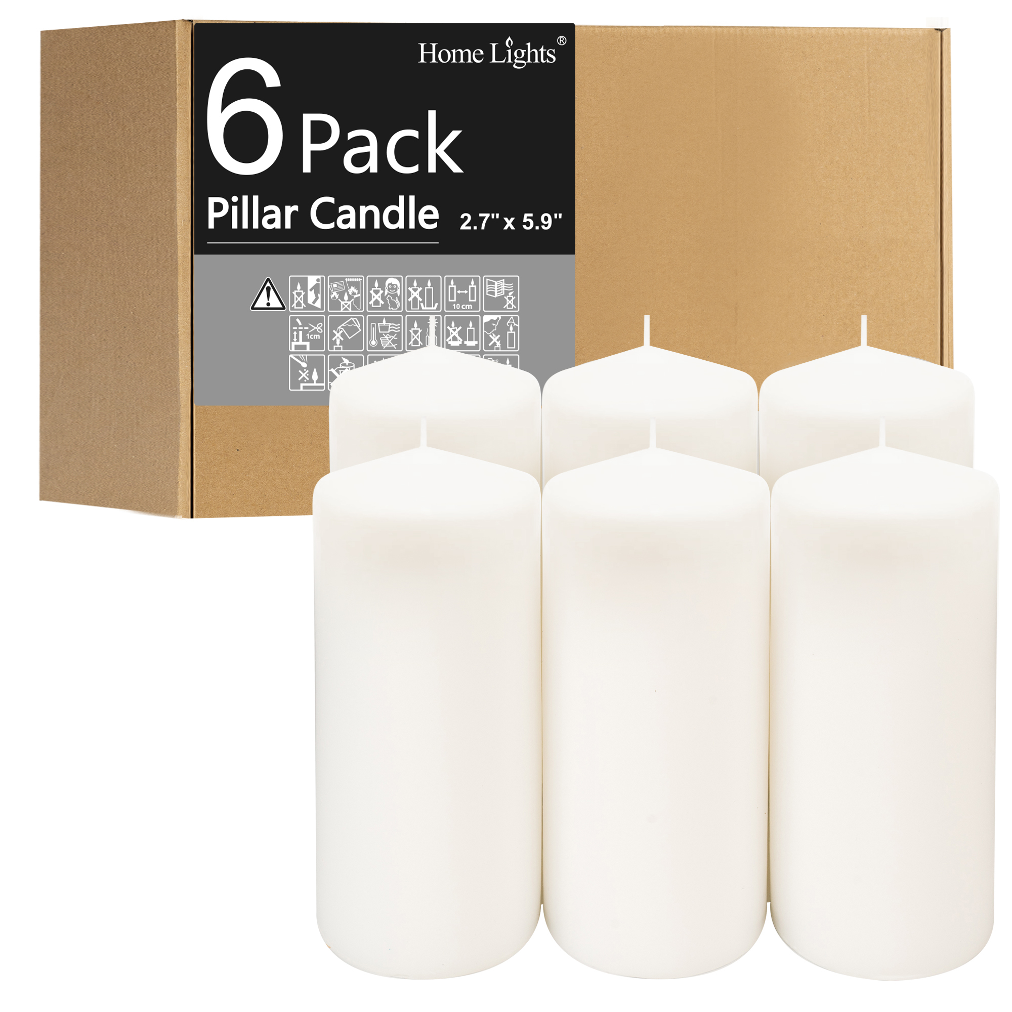 Picture of 50 Hours Burning Pillar Candles