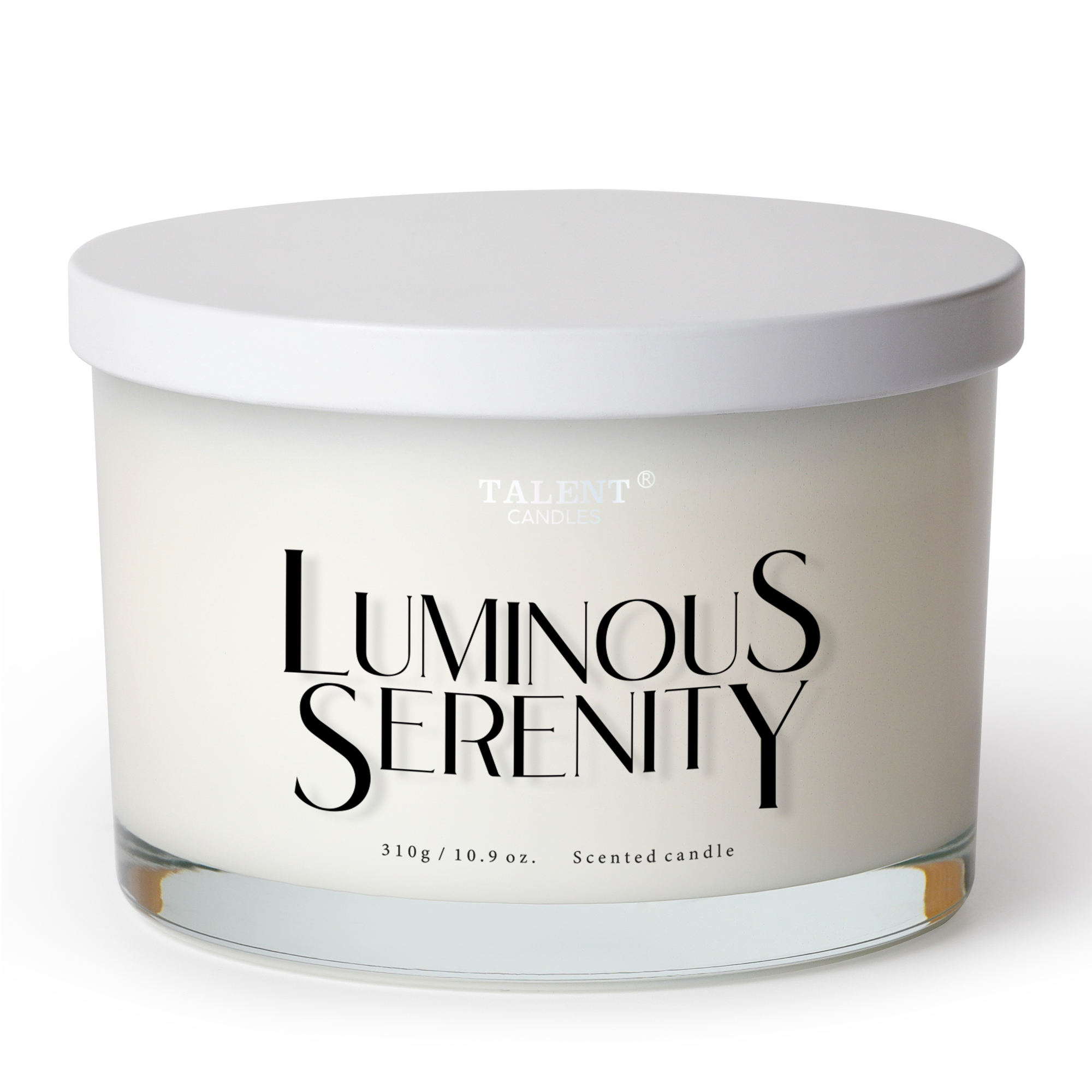 Picture of Scented Candle, Talent Candles for Home Scented, 3 Wicks Soy Candles, Candle Gifts for Women & Men, Contemporary Jar Candles, 10.9oz Luminous Serenity