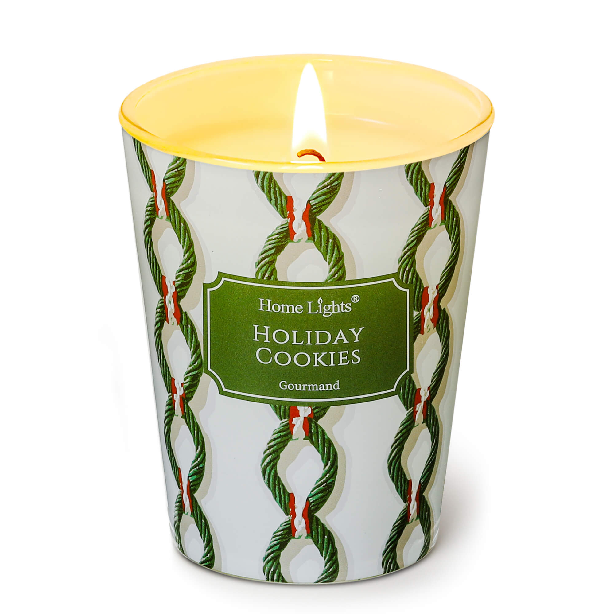 Picture of HomeLights 1-Wick Candles for Home Scented - 6.7oz Soy Wax Blend Candle Long-Lasting Fragrance, Rustic Modern Home Decor and Housewarming Gifts, Holiday Cookies