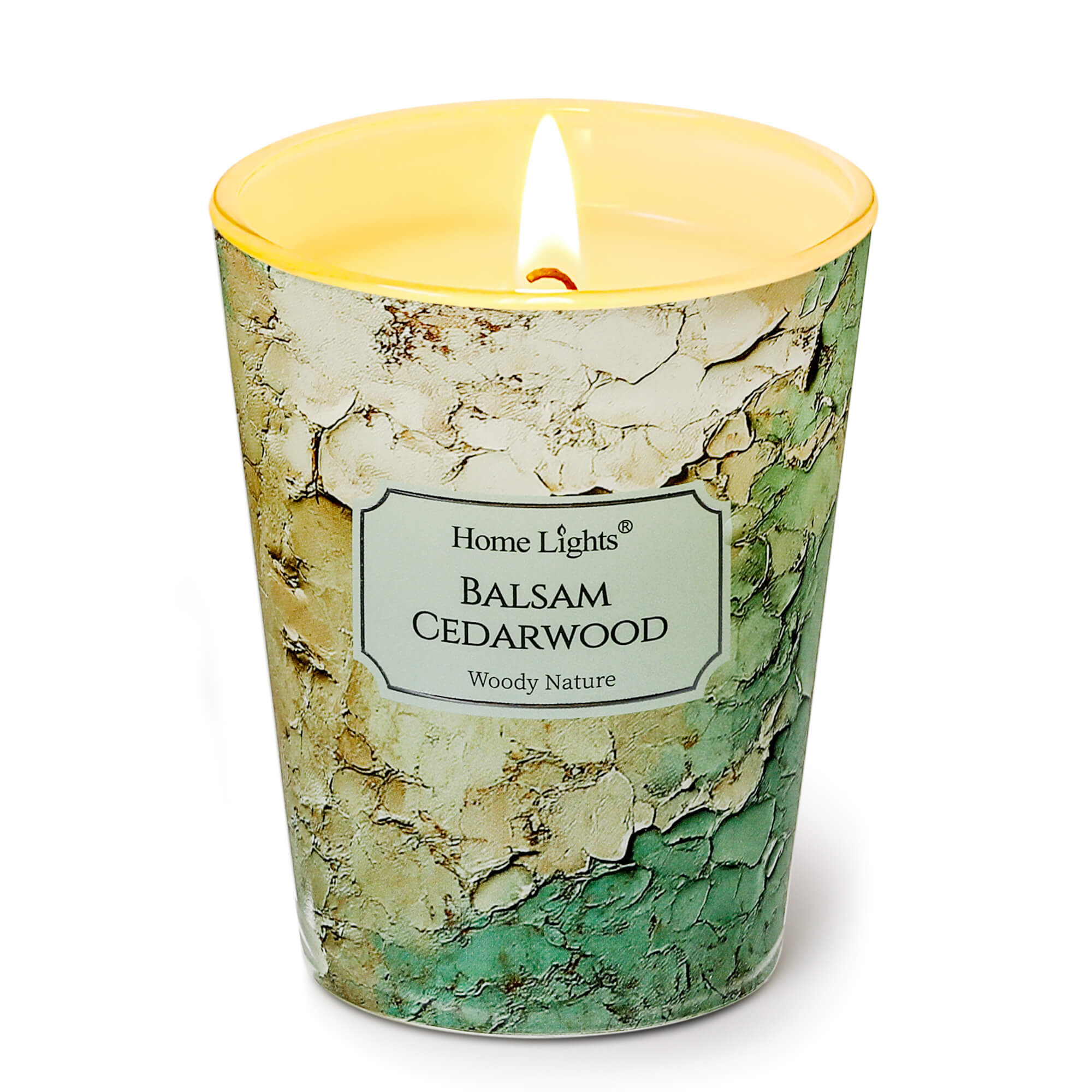 Picture of HomeLights Balsam Cedarwood Scented Candles | 6.7oz Soy Candles Industrial Chic Large Candle Jars | Ideal Candle Gifts for Events, Home Decor Stress, Relief & Relaxation