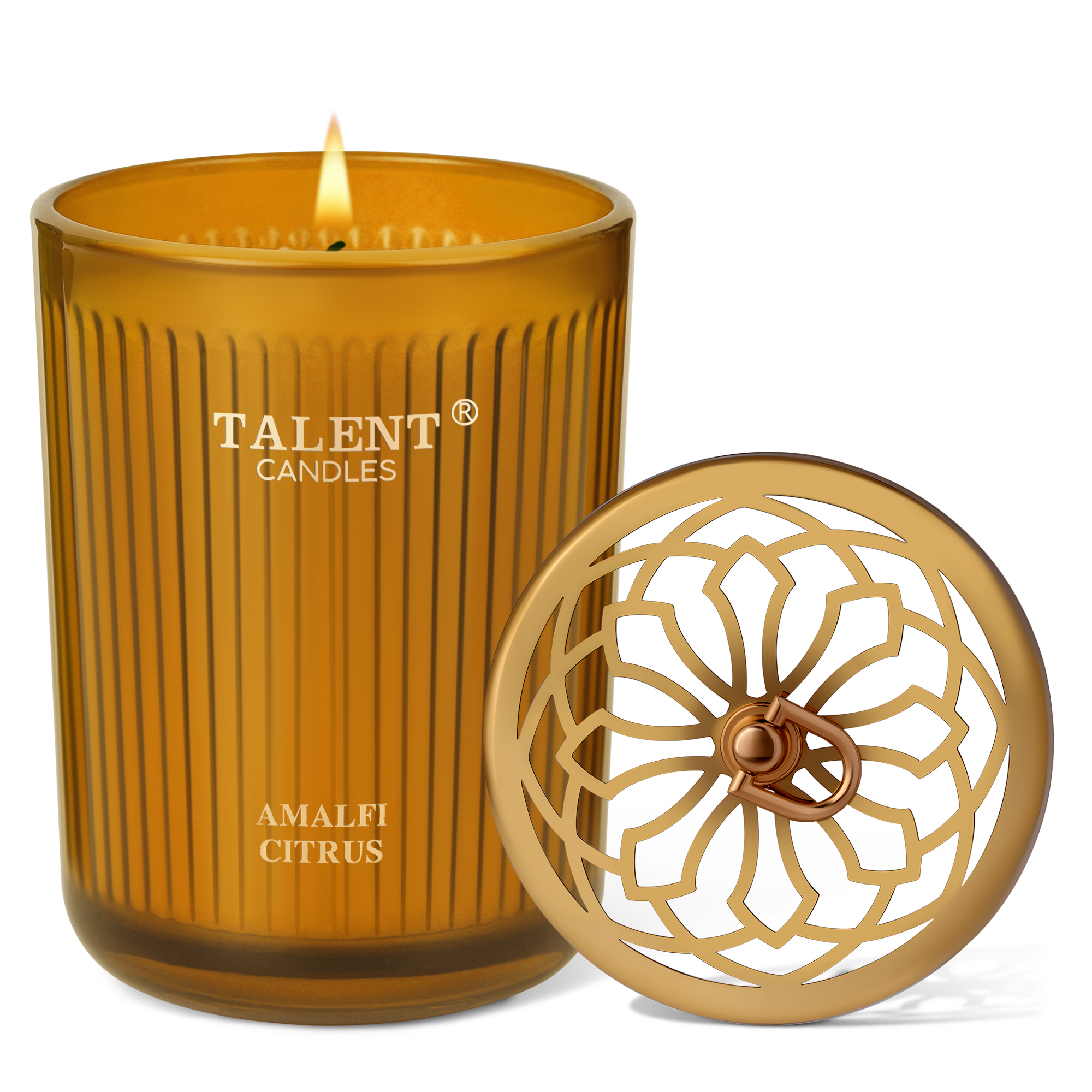 Picture of Jar Candles for Home Scented, Aromatherapy Candles Gifts for Women & Men, Natural Soy Candle, 8.4oz Traditional Style, Amalfi Citrus